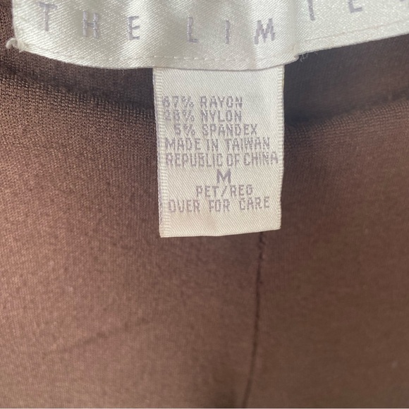 VTG Y2K The Limited Brown Stir Up Leggings Size Medium - Picture 4 of 4